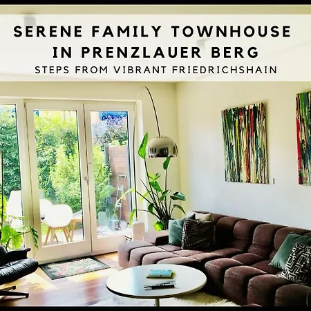 Villa Townhouse With Garden, Terrace & Balcony Berlin Exterior foto